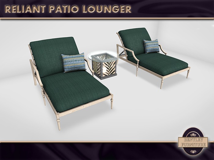 Reliant Patio Lounger Set - PG Version - BOXED