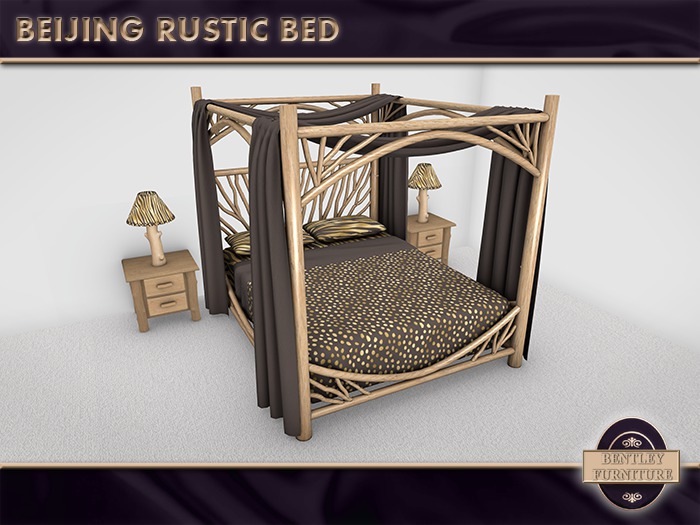Beijing Rustic Bed - PG Version - BOXED