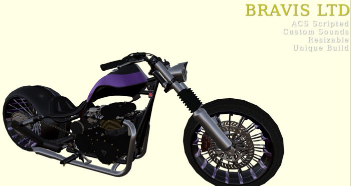 Bravis LTD  Chopper Custom Purple Crate