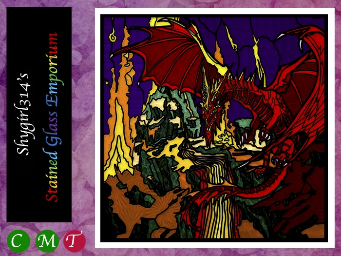 SGE078 Stained Glass Panel Box