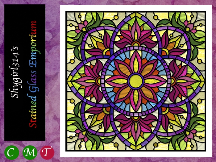 SGE105 Stained Glass Panel Box