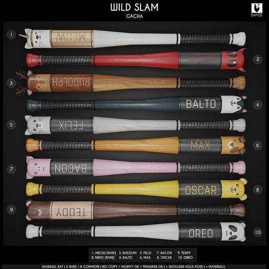 6. BAMSE : Wild Slam - Max