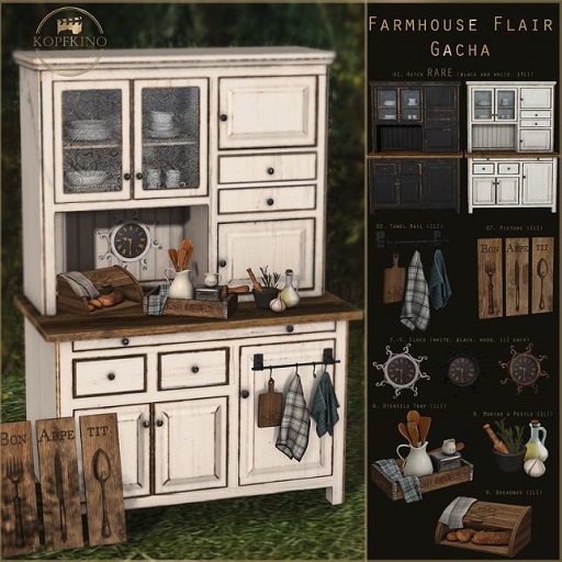 KOPFKINO - Farmhouse Flair - FULL SET inc 2 RARE