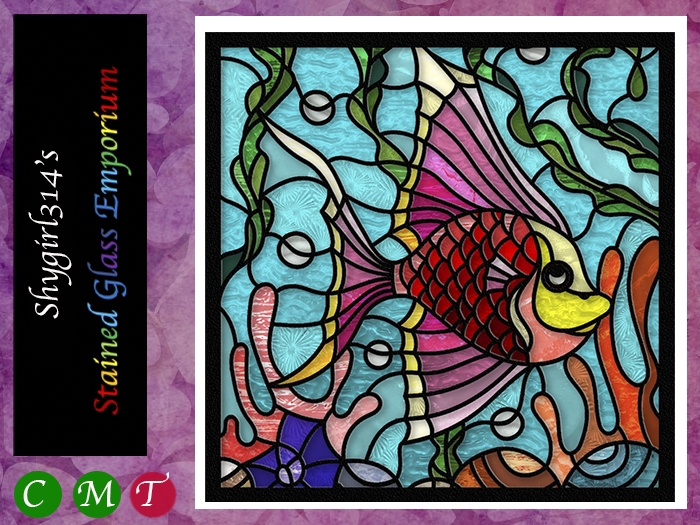 SGE122 Stained Glass Panel Box