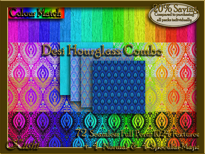 Desi Hourglass Combo Textures