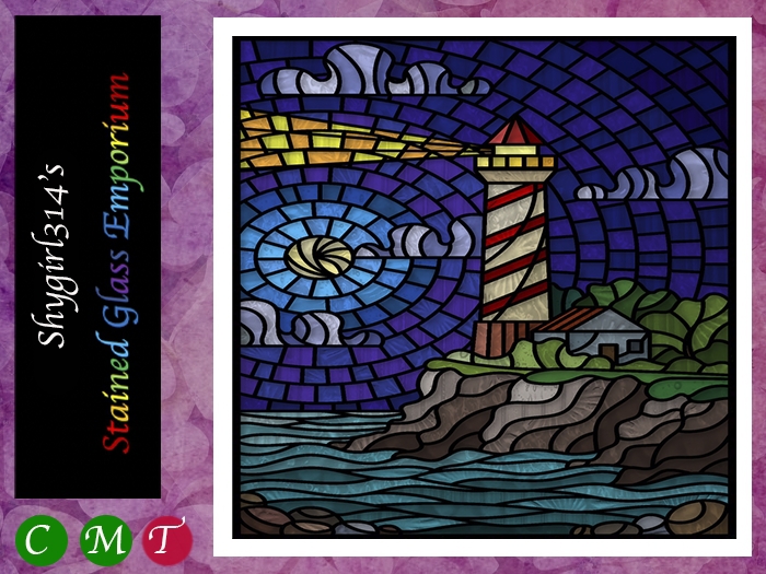 SGE083 Stained Glass Panel Box