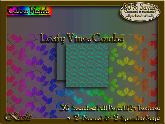 Leafy Vines Combo Textures