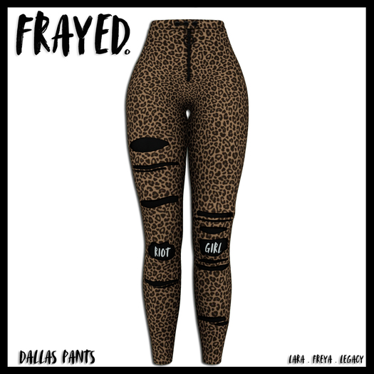 Frayed - Dallas Pants - Leo