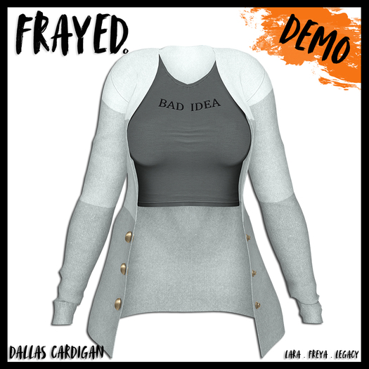 Frayed - Dallas Cardigan - Demo
