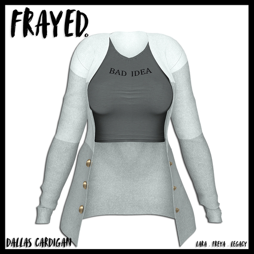 Frayed - Dallas Cardigan - Colourblock 4