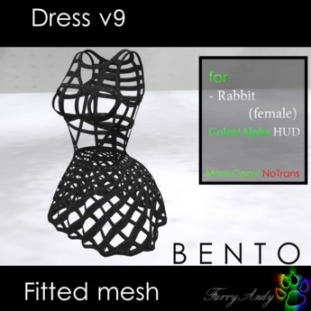 Second Life Marketplace - Furry Andy - Dress v9 for JOMO Rabbit Female