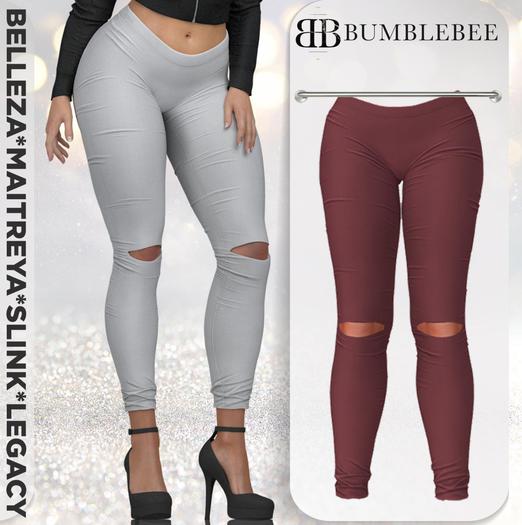 Bumblebee - Sylvia Leggings - Cardinal
