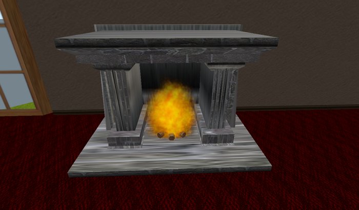 Brick Fireplace