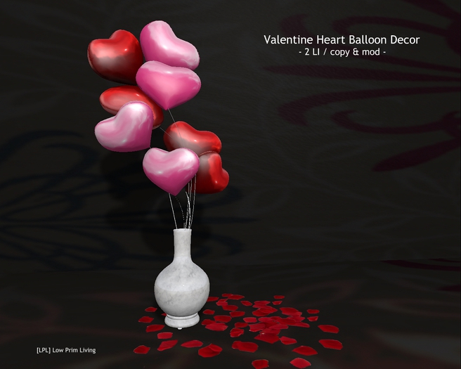 [LPL] Valentine Heart Balloon Decor (boxed)