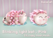 Blinking lights Kat - pink (boxed)