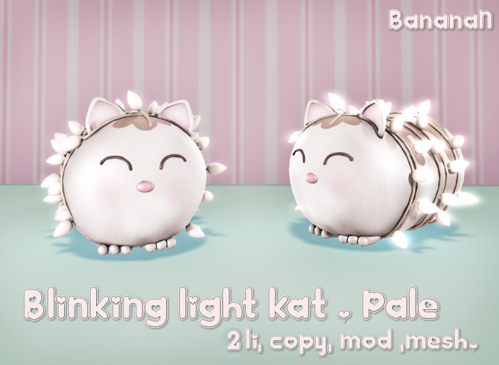 Blinking lights Kat - pale (boxed)