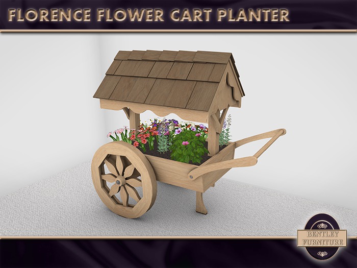 Florence Flower Cart Planter - BOXED