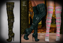 (*<*) 1313 Alexis Boots - Olive