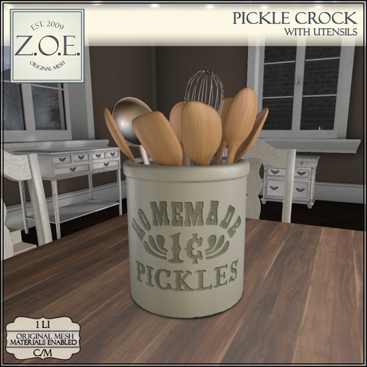 Z.O.E. Pickle Crock (Add)