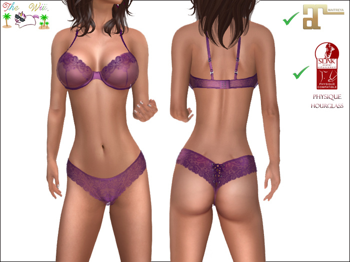 Wii Violet Lingerie