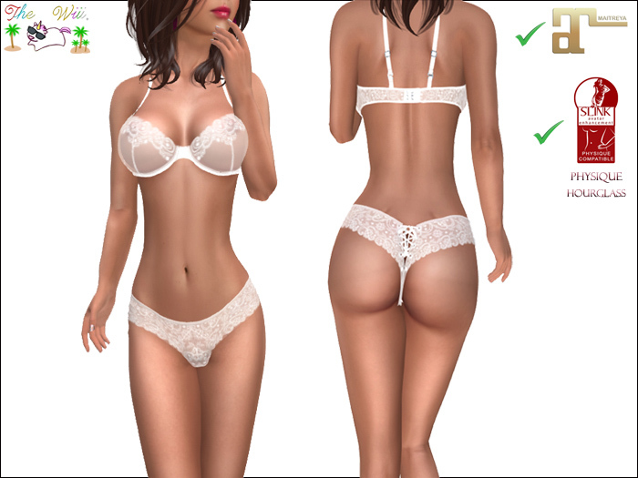 Wii White Lingerie