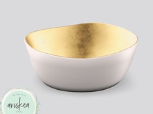 Ariskea[Mika] White Gold Bowl