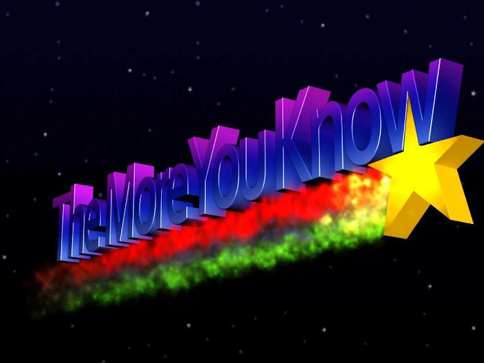 The more you know -Odd-