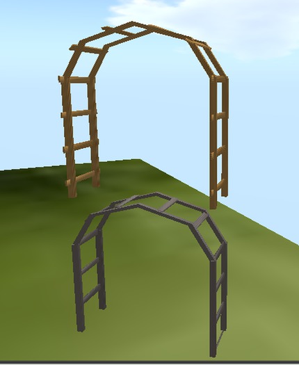 Two Arch Pergolas for Shade Structures