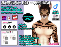 {Meow!} Skin Mod Pack - Bengal Cat Male