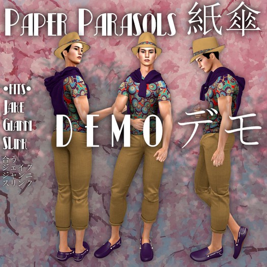 RRW ~ Paper Parasols (Add to Unpack) Demo