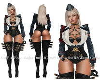 Criminal Police - 6 Piece Set - Blue/Black - RARE