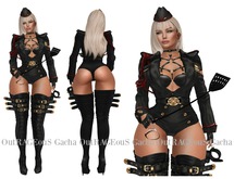 Criminal Police - 7 Piece Set includes Whip - Black - VERY RARE