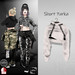 Short parka white
