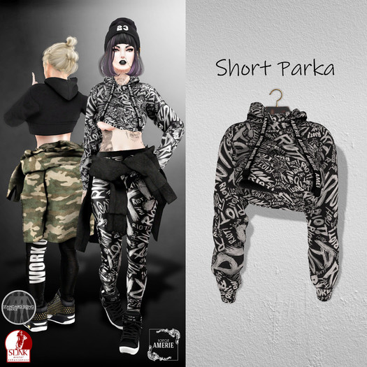 AMERIE - Short Parka(Pat01)