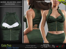 FashionNatic - Gaia Top Green - Maitreya Lara, Belleza Freya, Legacy