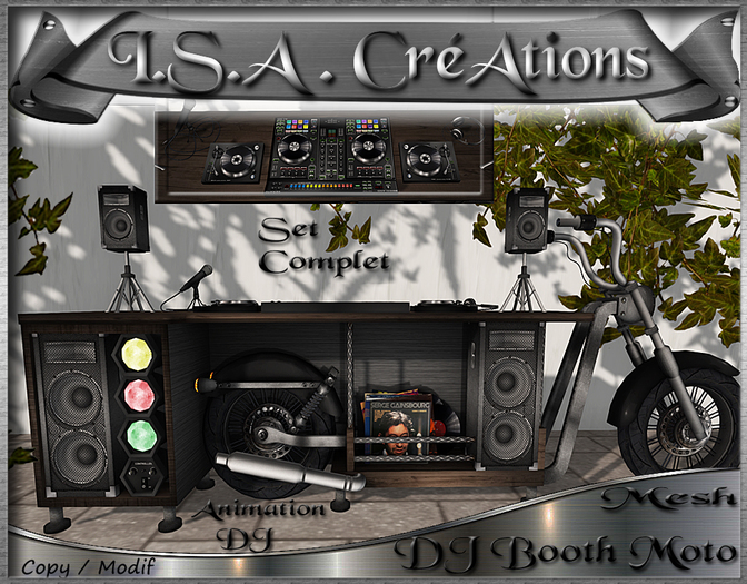DJ Booth Moto * Mesh * BOX