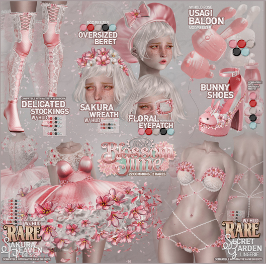 :moon amore: BlossomTime/ Usagi Balloon- Coal