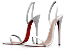 Garbaggio // Selena Sandals - White