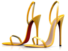 Garbaggio // Selena Sandals - Yellow