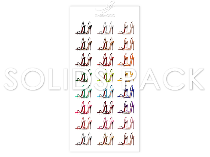 Garbaggio // Selena Sandals - Solids Pack