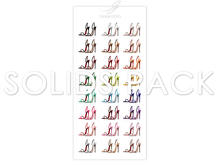 Garbaggio // Selena Sandals - Solids Pack