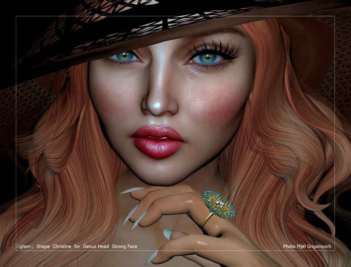 Vendor ::glam::  Shape  Christine  for  Genus Head  Strong Face
