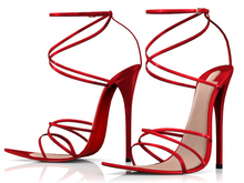 Garbaggio // Lana Sandals - Red