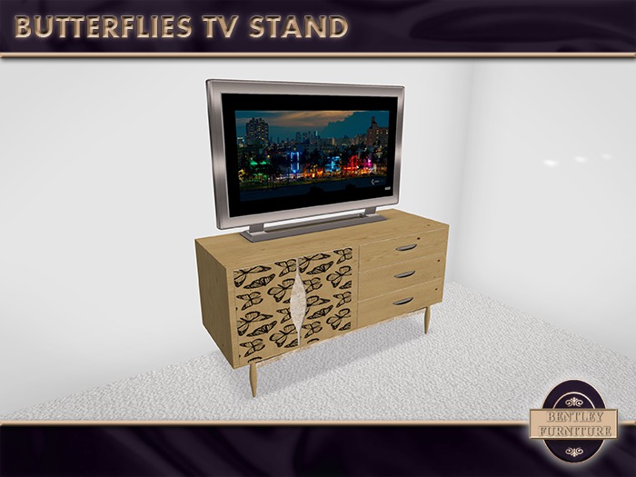 Butterflies TV Stand - BOXED