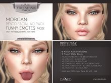 DISCOUNTED !!! [GA.EG] Morgan Bento Facial AO Pack - MO12 Funny Emotes