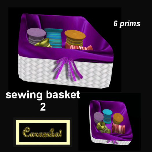 Second Life Marketplace sewing basket 2