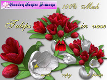 Tulip  in white vase_002TVB_6