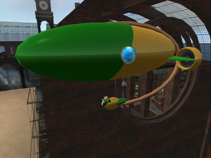 Merlin Machines Steampunk Cavorite Airship