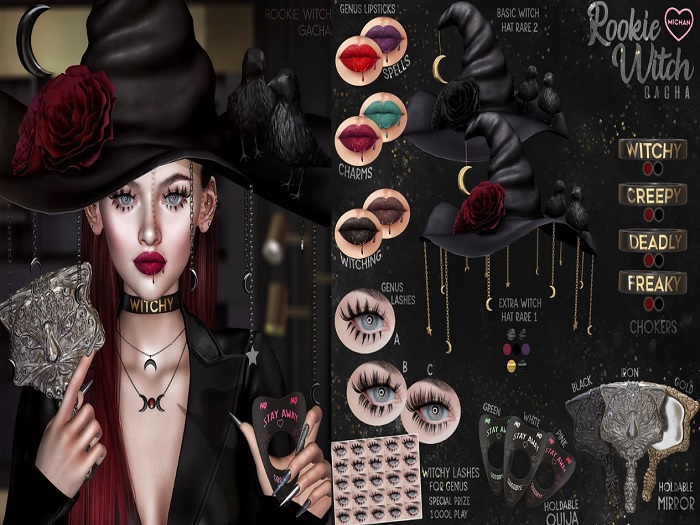 MICHAN - Rookie Witch Gacha - Basic Witch Hat RARE 2