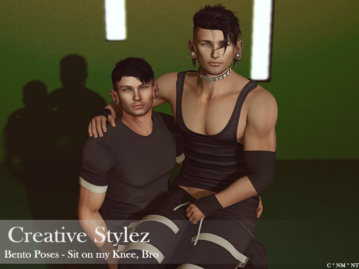 Creative Stylez - Bento Poses -Sit on my Knee, Bro -